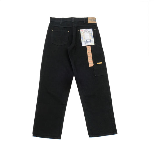 PRISON BLUES / RINSED BLACK / DOUBLE KNEE JEANS