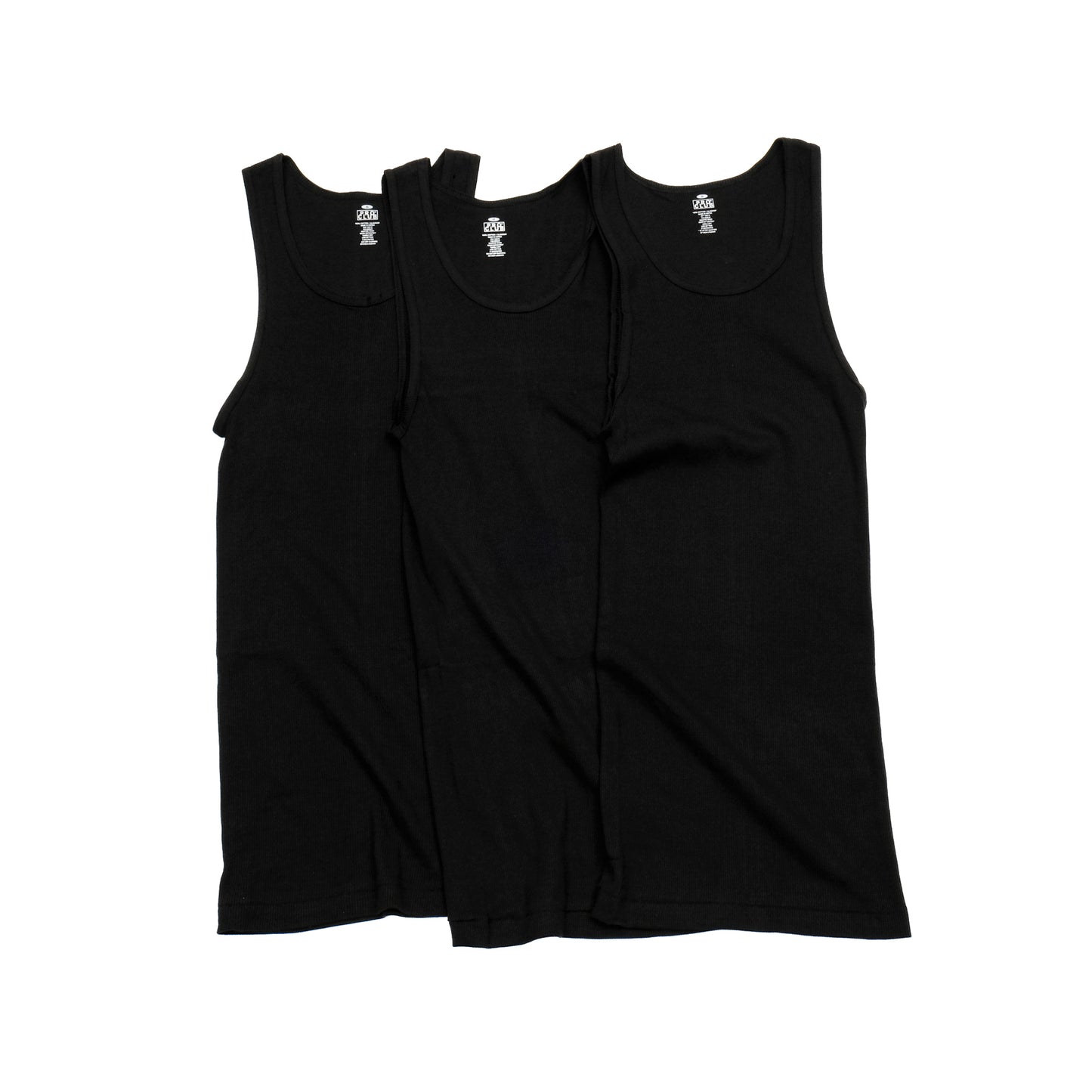 PROCLUB / BLACK / 3-PACK PREMIUM RINGSPUN COTTON RIBBED A-SHIRT