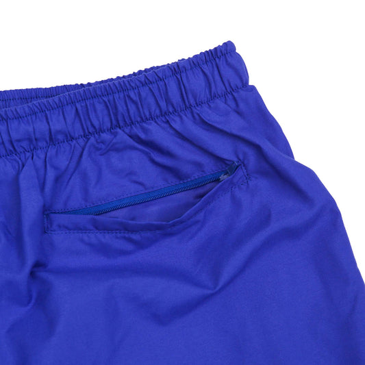 COBRA CAPS Microfiber Shorts in ROYAL BLUE — Back Pocket with Zipper Detail