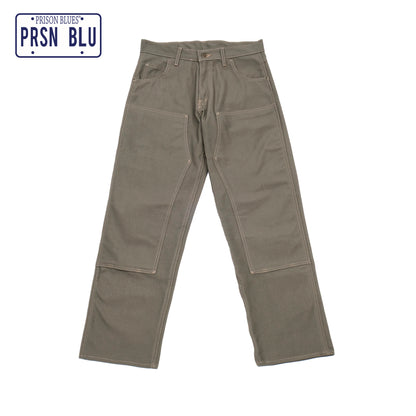 PRISON BLUES / RIGID OLIVE / DOUBLE KNEE JEANS