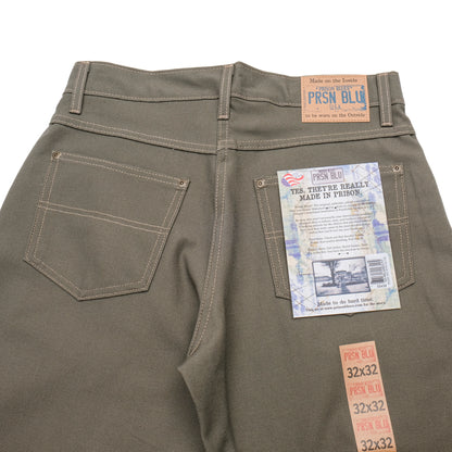 PRISON BLUES / RIGID OLIVE / RELAXED FIT JEANS