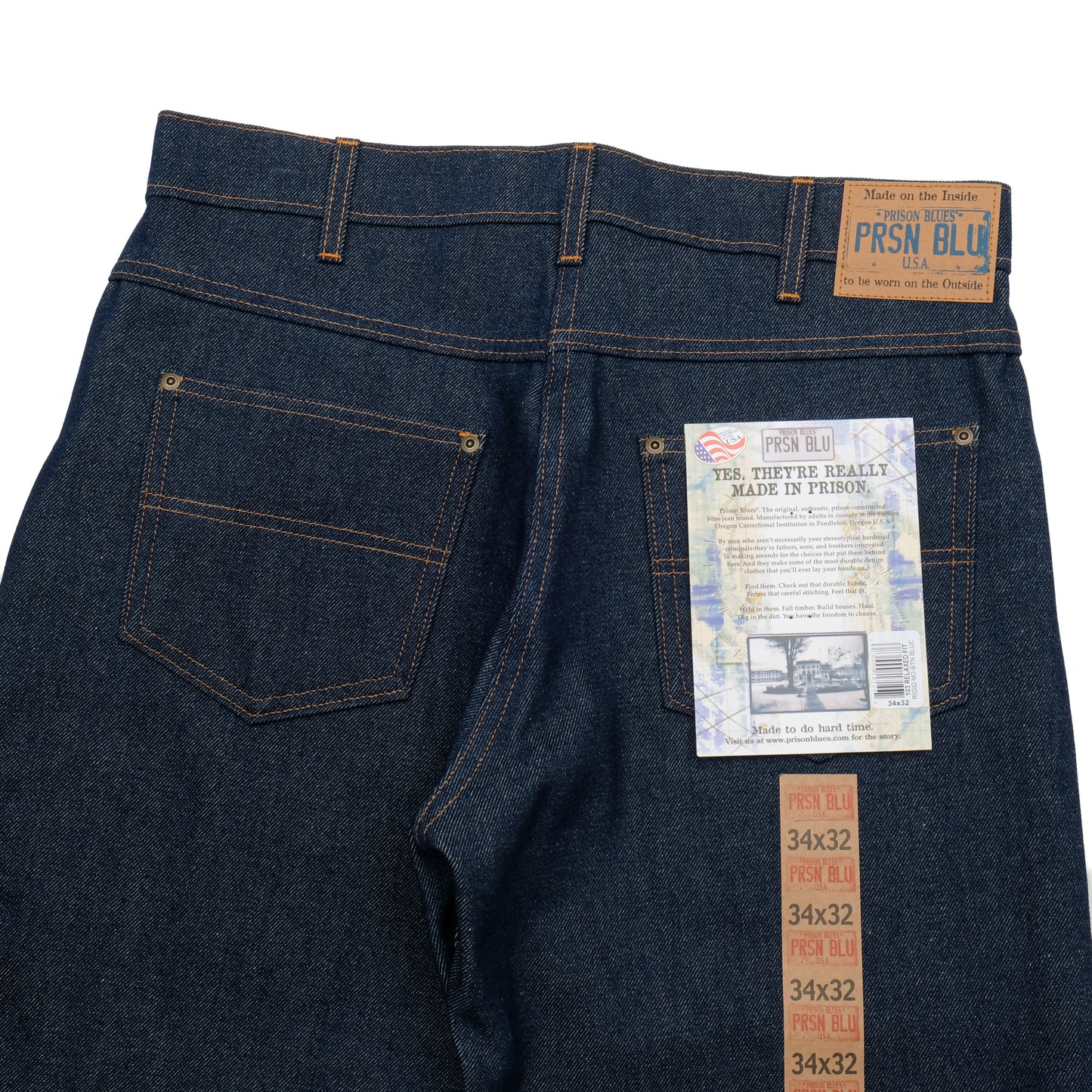 PRISON BLUES / RIGID BLUE / RELAXED FIT JEANS
