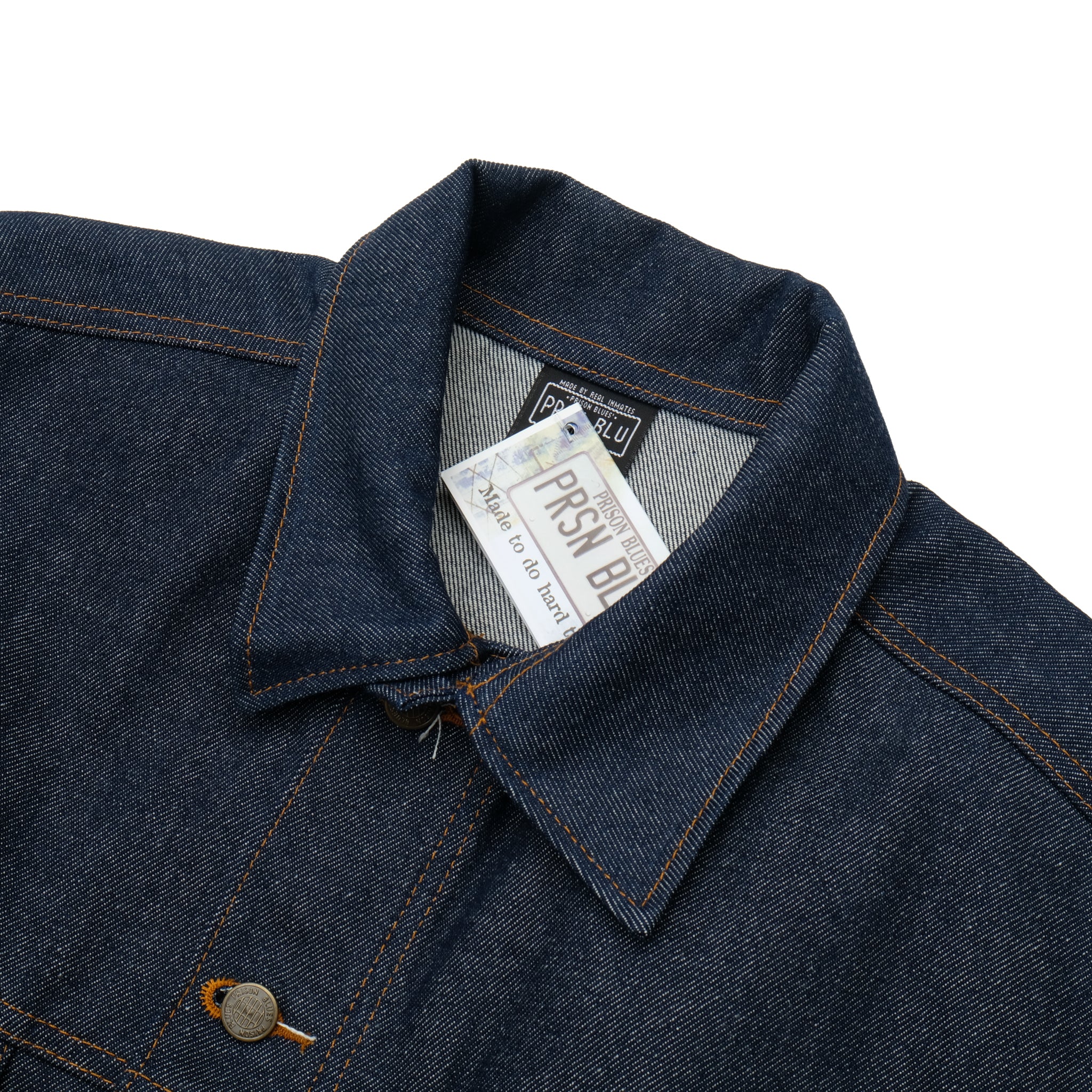 PRISON BLUES WESTERN JACKET - RIGID BLUE | Heavyweight Denim