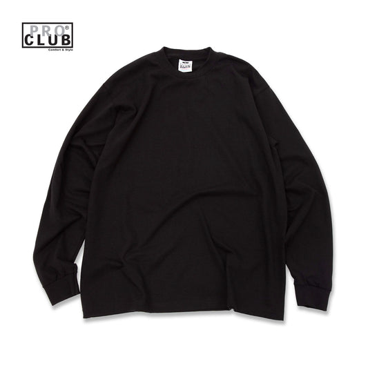 PROCLUB / BLACK / HEAVYWEIGHT LONG SLEEVE TEE