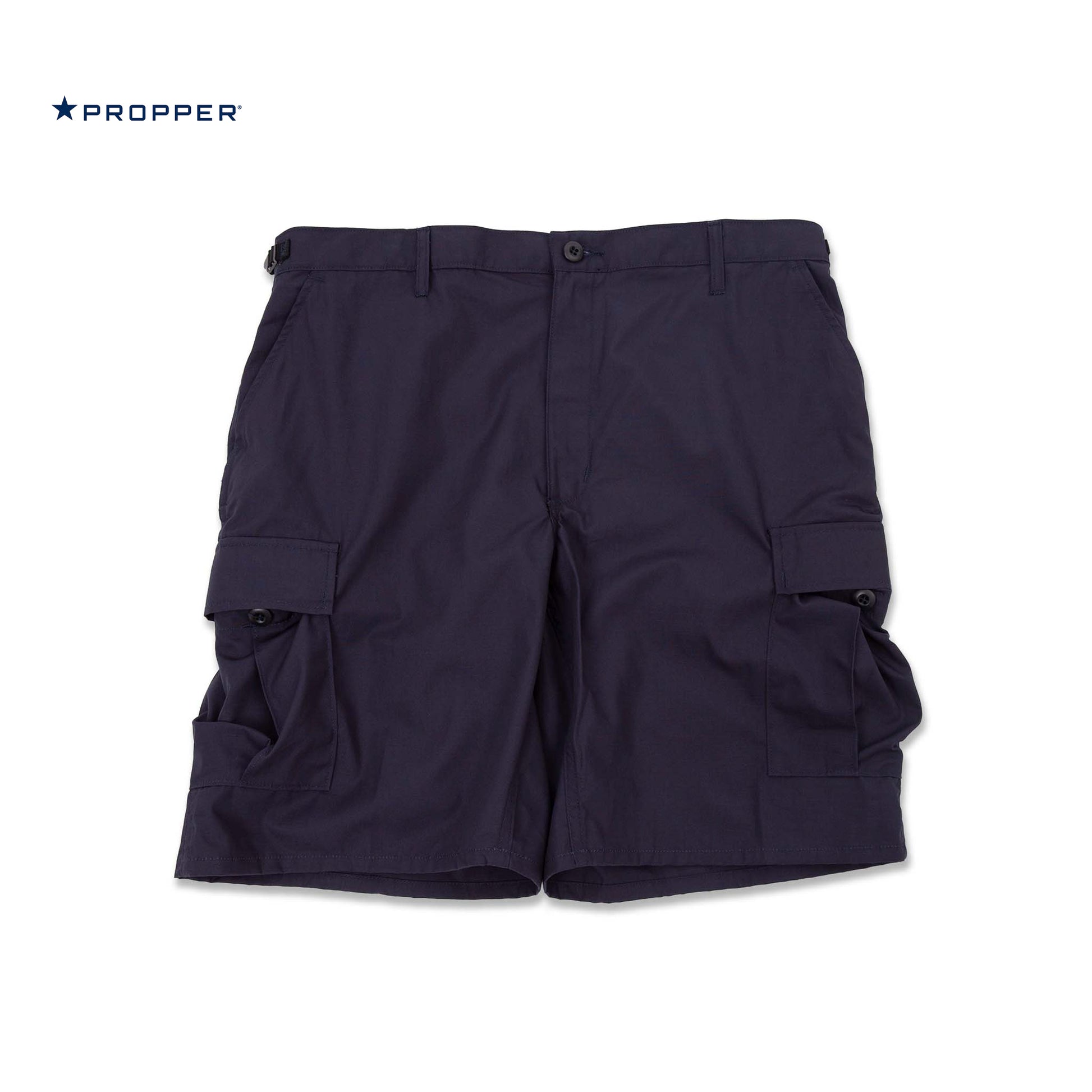 PROPPER BDU Cargo Shorts in Dark Navy — Military-Grade Ripstop Fabric
