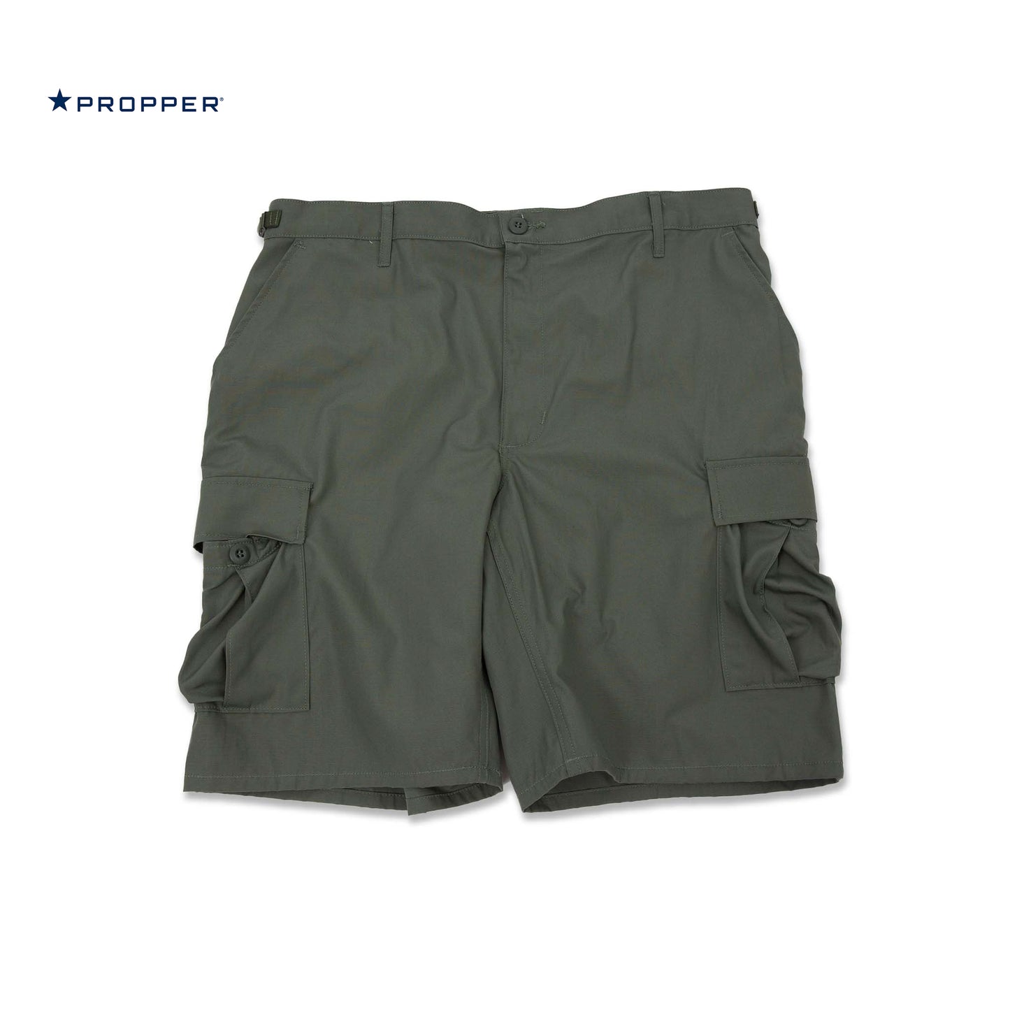 PROPPER BDU Cargo Shorts in Olive — Military-Grade Ripstop Fabric