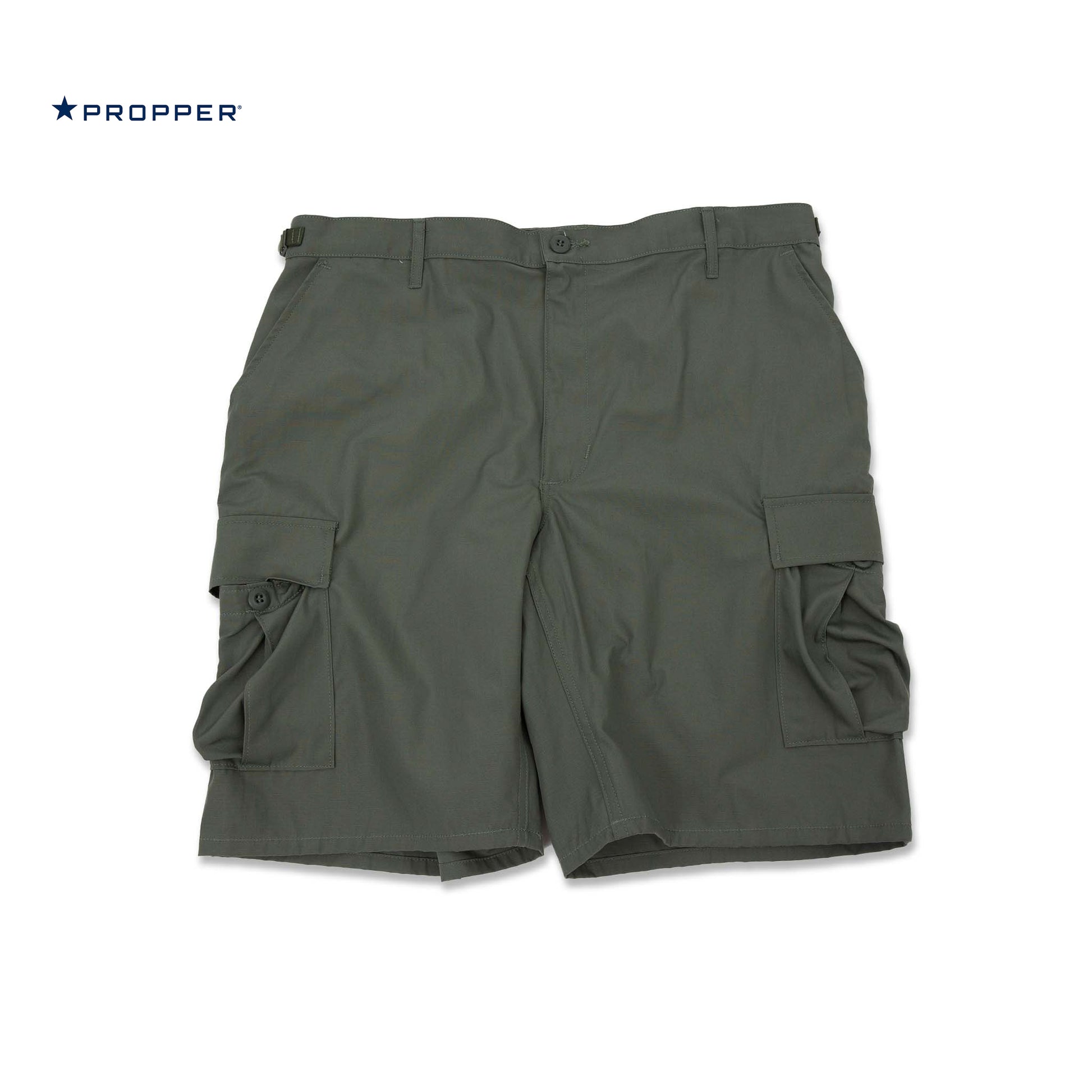 PROPPER BDU Cargo Shorts in Olive — Military-Grade Ripstop Fabric