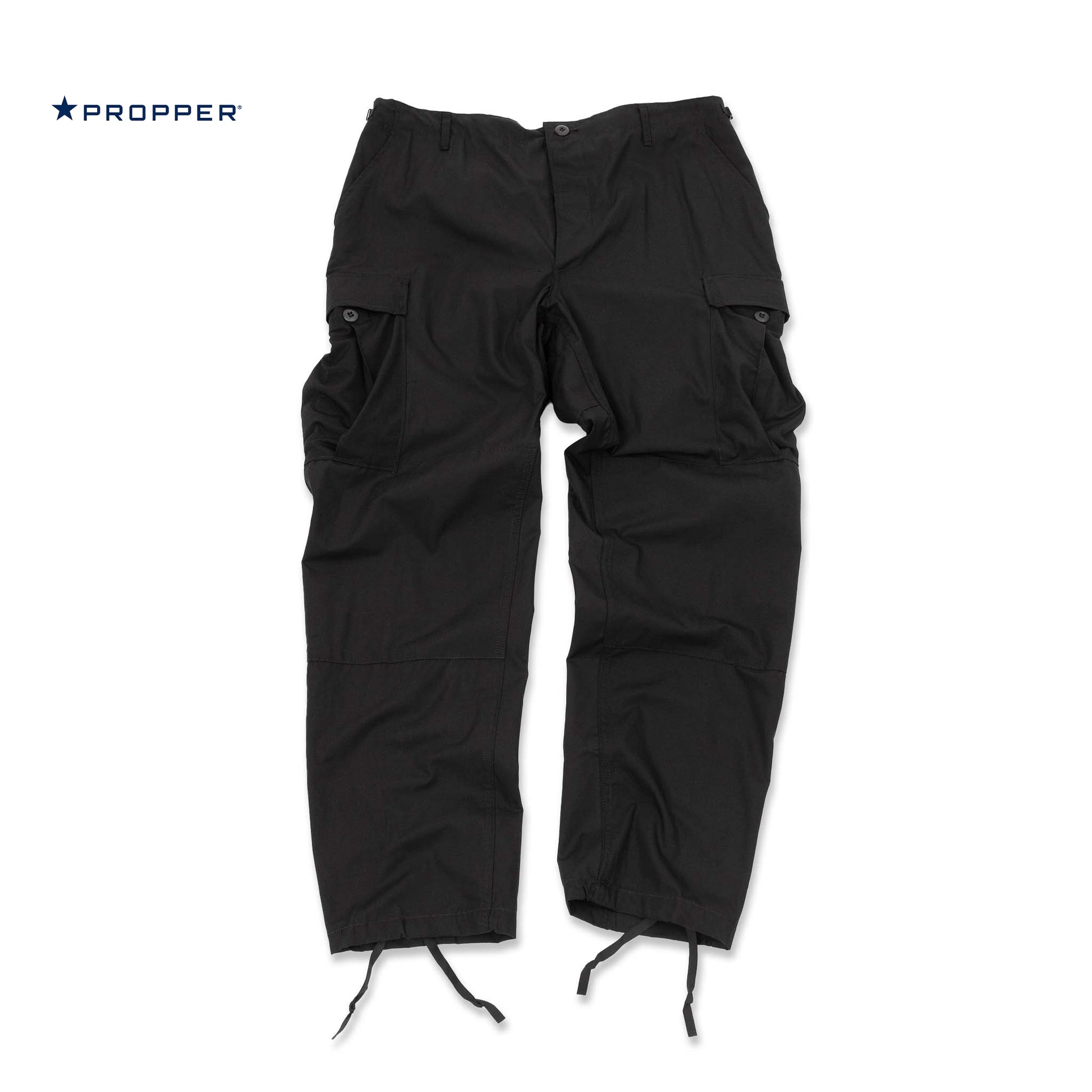 PROPPER BDU Cargo Pants in Black — Military-Grade Ripstop Fabric