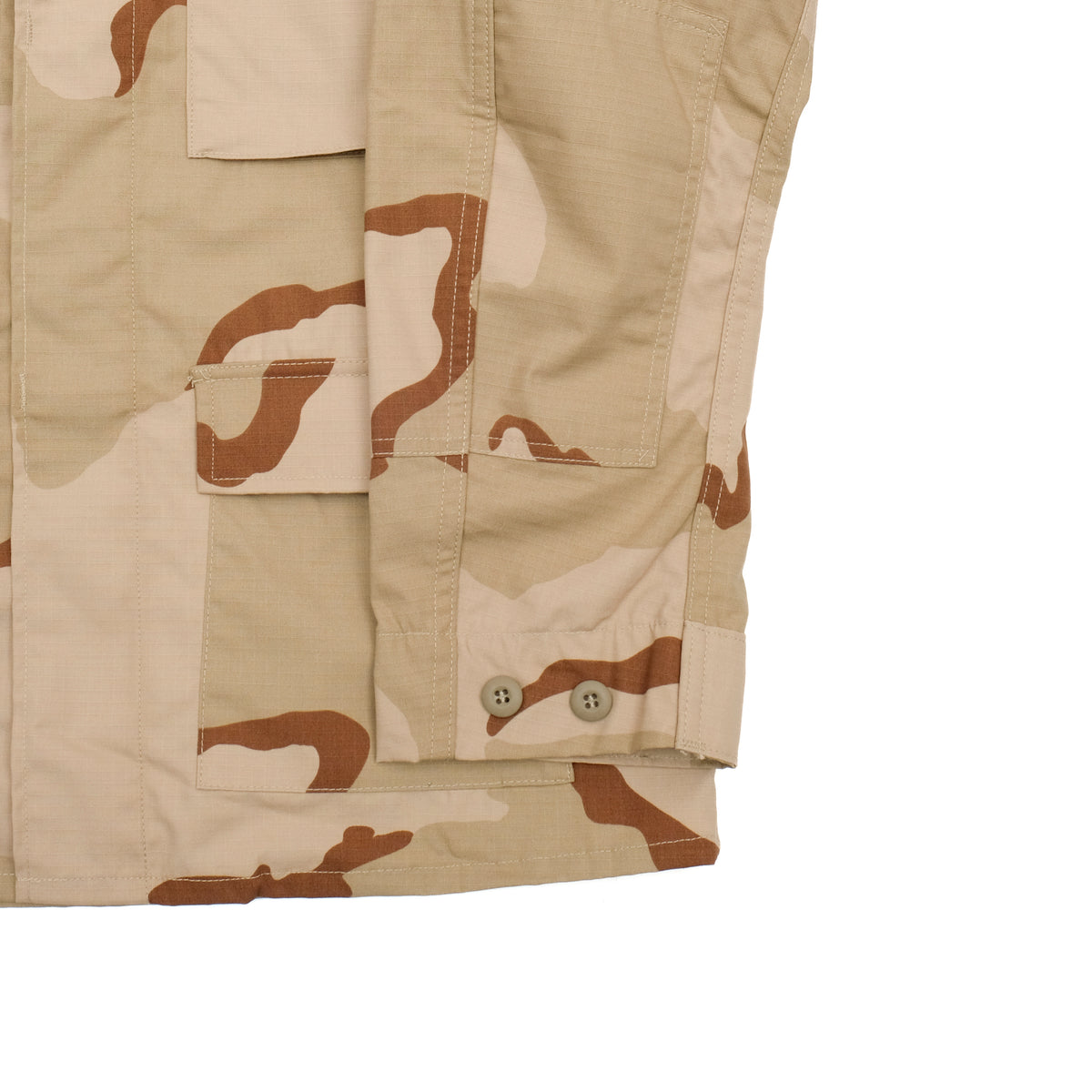 PROPPER BDU Coat in 3 Color Desert — Ripstop Adjustable Cuff Details