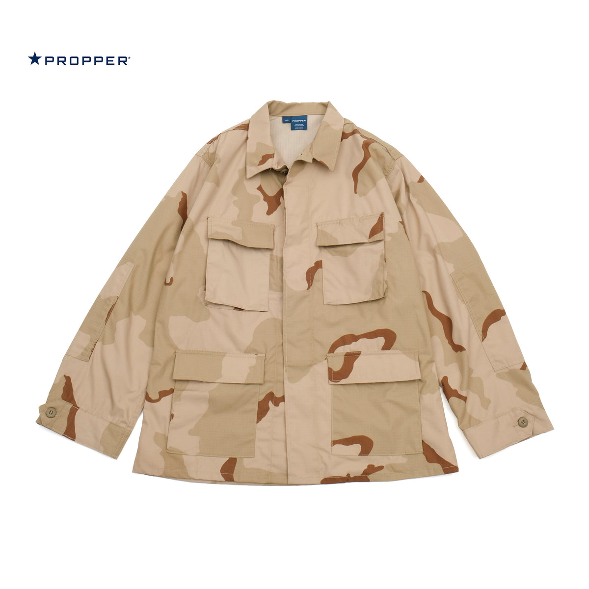 PROPPER BDU Coat in 3 Color Desert — Military-Grade Ripstop Fabric