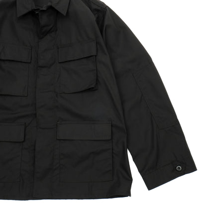PROPPER BDU Coat in Black — Ripstop Front Pocket Details