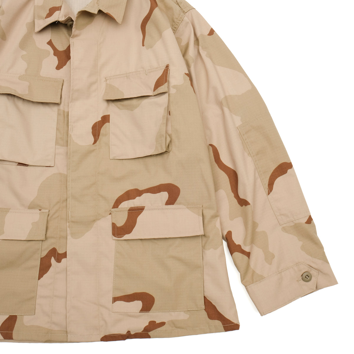 PROPPER BDU Coat in 3 Color Desert — Ripstop Front Pocket Details