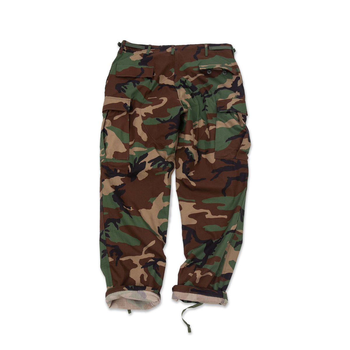 PROPPER BDU Trouser in Woodland Camo — Ripstop Back Pocket Details