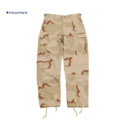 PROPPER BDU Cargo Pants in 3 Color Desert — Military-Grade Ripstop Fabric