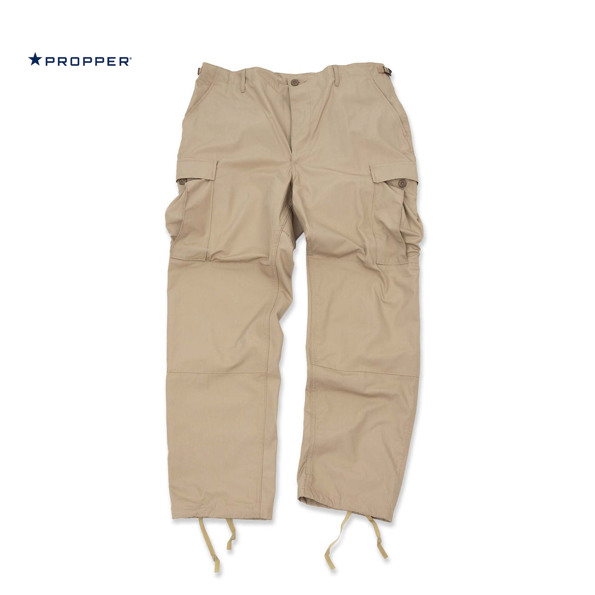 PROPPER BDU Cargo Pants in Khaki — Military-Grade Ripstop Fabric