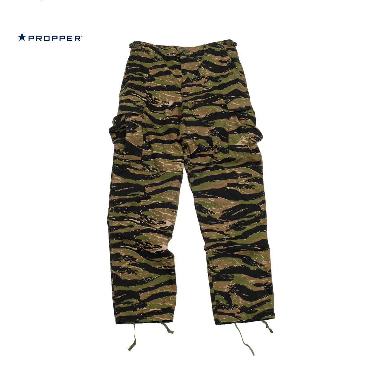 PROPPER BDU Cargo Pants in Asian Tiger Camo — Military-Grade Ripstop Fabric