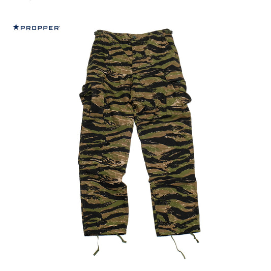 PROPPER BDU Cargo Pants in Asian Tiger Camo — Military-Grade Ripstop Fabric
