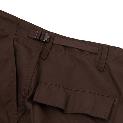 PROPPER BDU Cargo Pants in Brown — Side Waist Adjusters Detail
