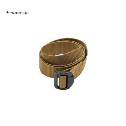 PROPPER Tactical Duty Belt in COYOTE — Nylon Webbing Belt with Non-Metal Buckle