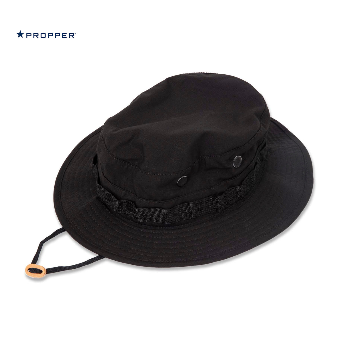 PROPPER BDU Boonie Hat in Black — Military-Grade Ripstop Fabric