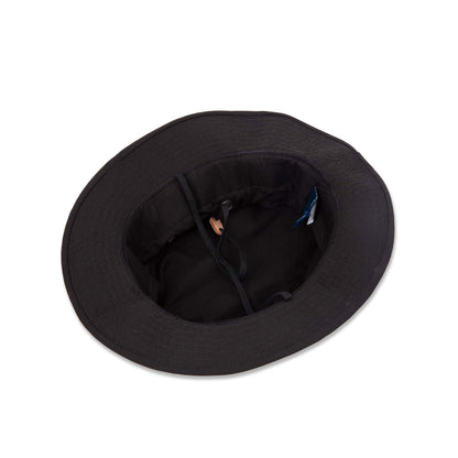 PROPPER Boonie Hat in BLACK — Interior View with Adjustable Chin Cord