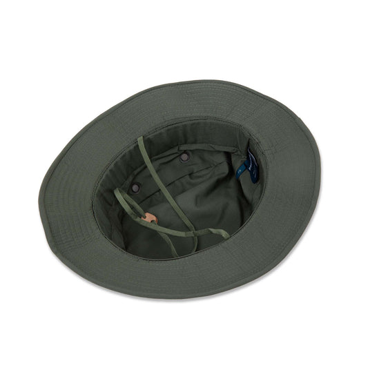 PROPPER Boonie Hat in OLIVE — Interior View with Adjustable Chin Cord