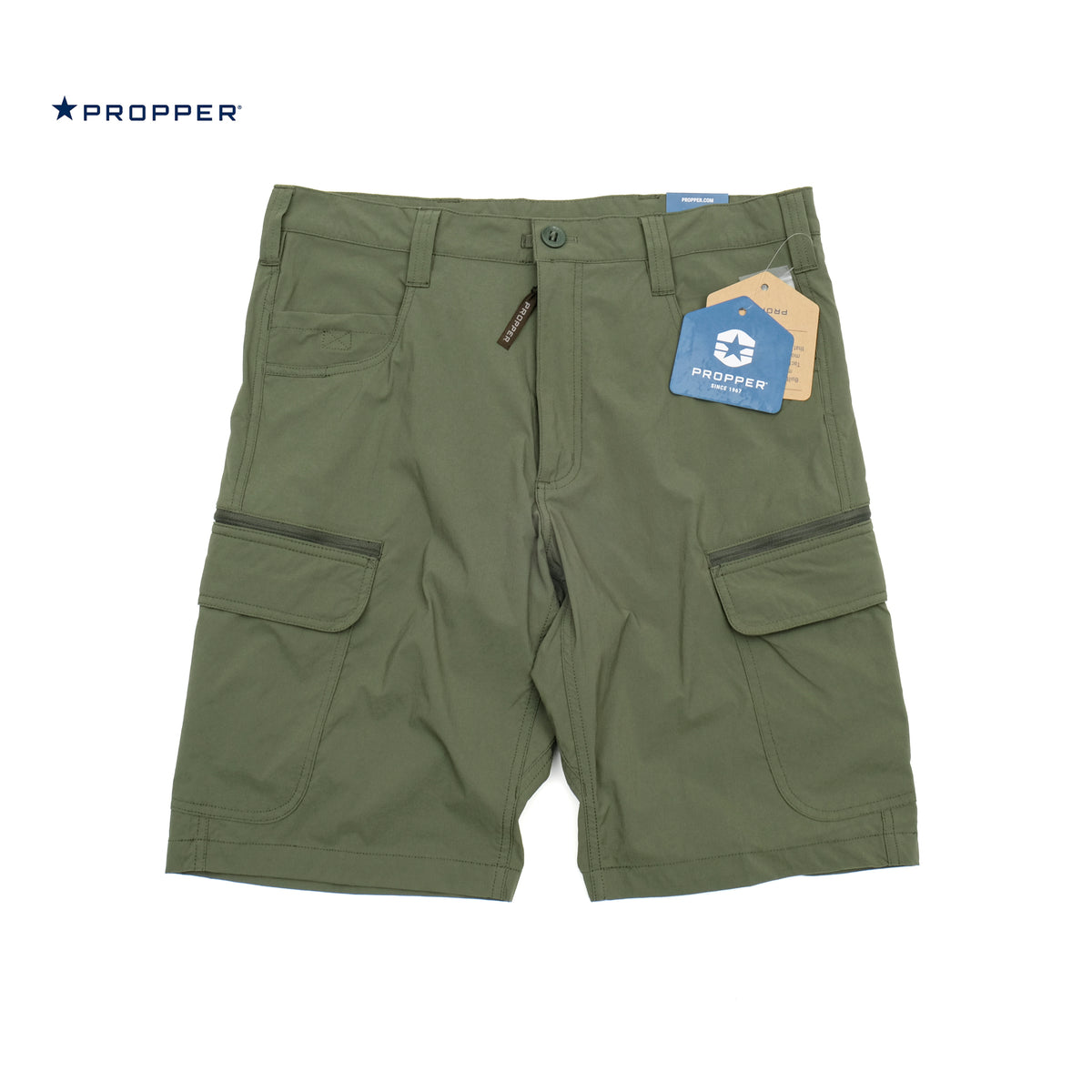 PROPPER Summerweight Tactical Shorts in OLIVE — Lightweight Stretch Ripstop